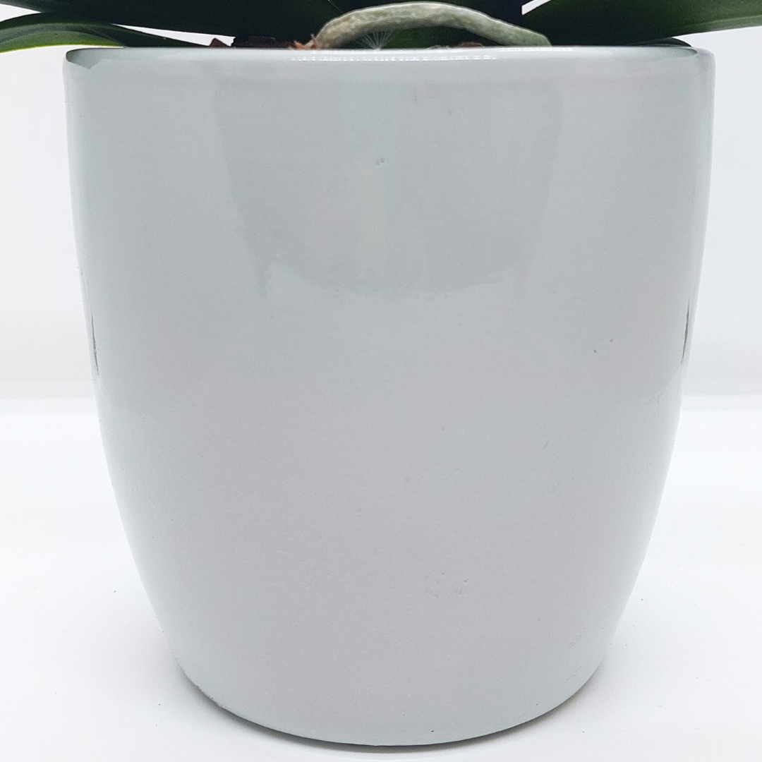 Vaso Ceramica "Milano" Ghiaccio 14cm
