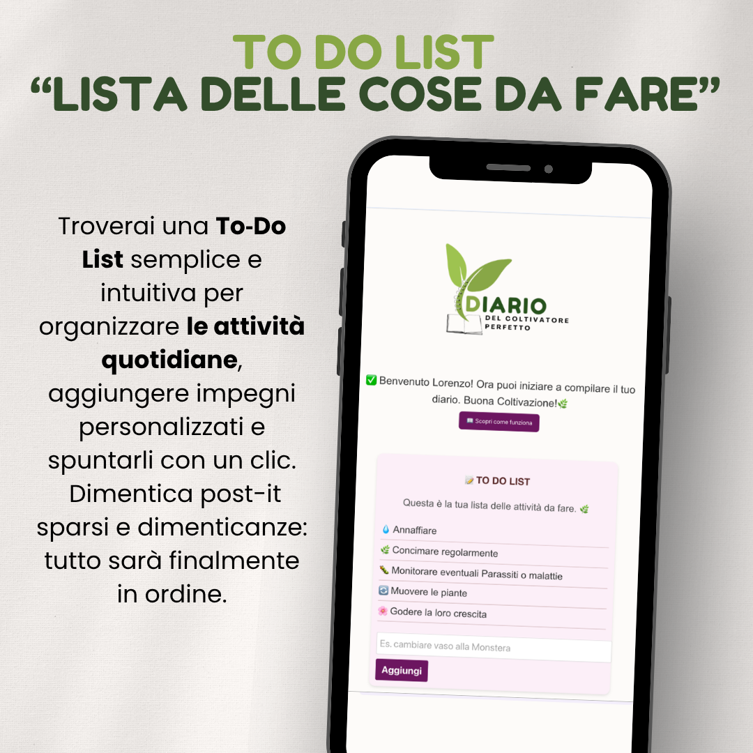 Diario del Coltivatore Perfetto - DIGITALE